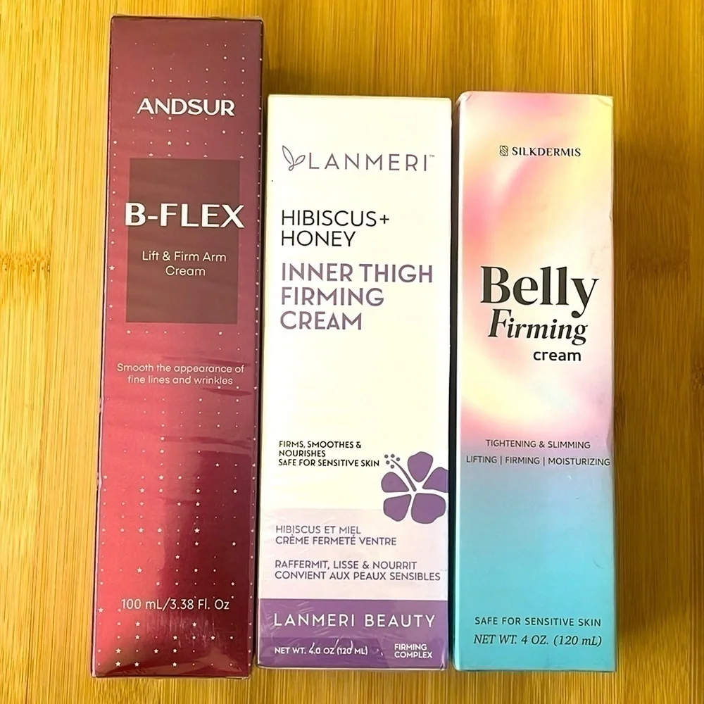 Brand New Lot of Belly & Inner Thigh Firming Cream Lift & Firm Arm Cream